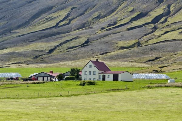 A farm in Bárðardalur valley. Photo by Lea Rekow